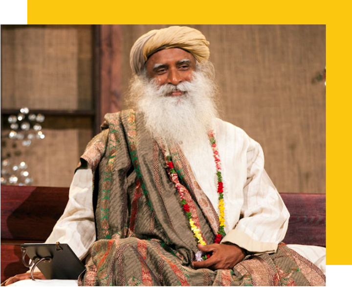  Sadhguru founder of Isha Foundation and Hatha School of Yoga