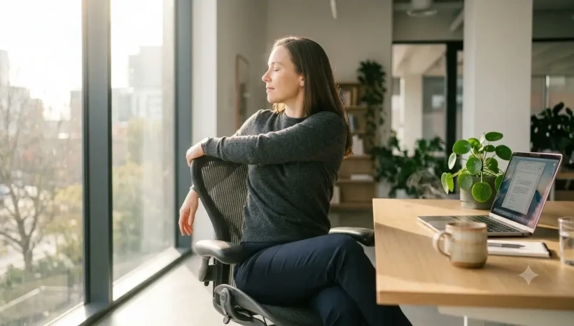 How to Use Desk Yoga to Reset Your Mind and Body at Work How to Use Desk Yoga to Reset Your Mind and Body at Work